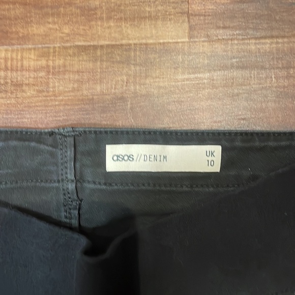 Black ASOS Maternity Denim Jeans - Picture 2 of 3
